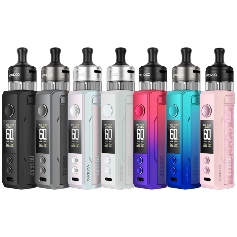 VooPoo Drag S2 Pod Kit 2500mAh 60W 5ml - AGT Group Wholesale