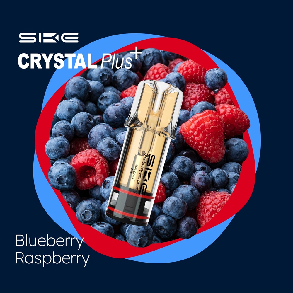 Picture of SKE Crystal Plus Pod Blueberry Raspberries 20mg 2ml