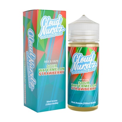 Picture of Cloud Nurdz Sour Watermelon Strawberry Pod Edition Iced 30ml/120ml