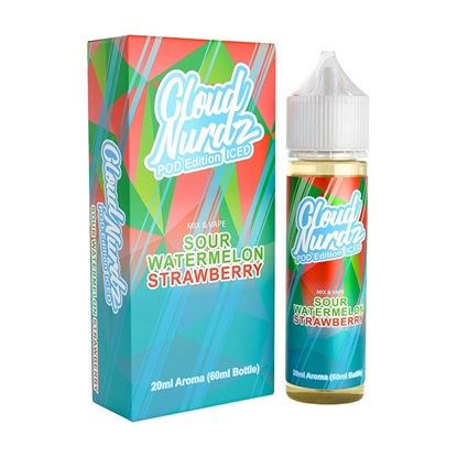 Picture of Cloud Nurdz Sour Watermelon Strawberry Pod Edition Iced 20ml/60ml